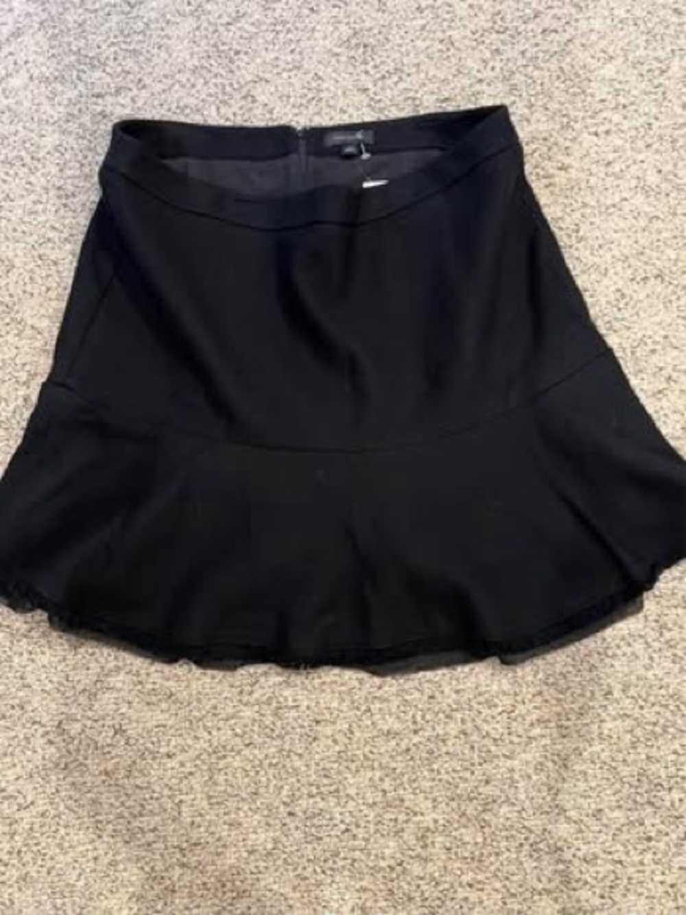 Ann Taylor Flare Lined Black Skirt NWT Size 18
